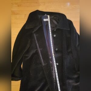 MaxMara Black Teddy Long Coat